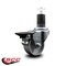 Service Caster 3'' Semi Steel Swivel 1-5/8'' Expanding Stem Caster with Brake SCC-EX20S314-SSS-PLB-158 - alternate 4